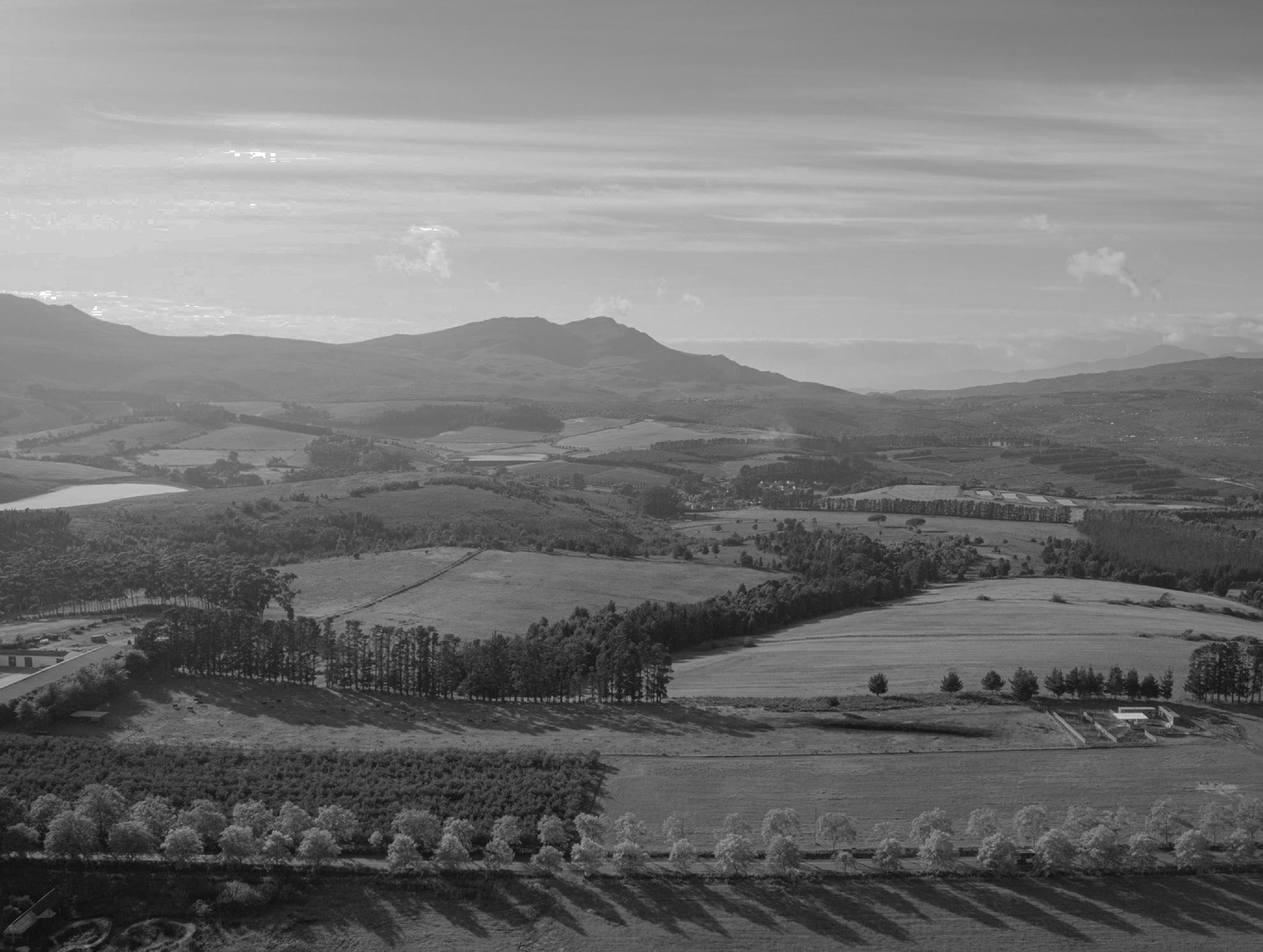The Elgin valley landscape